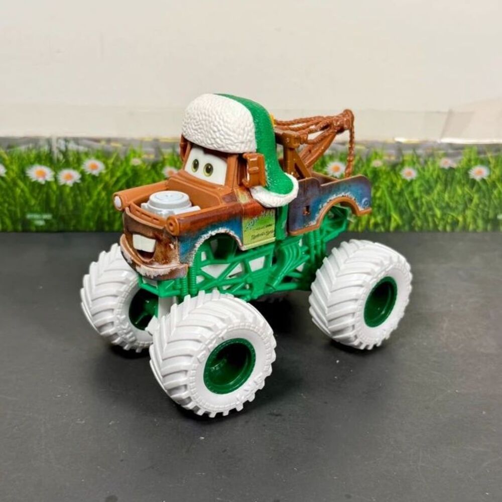 Disney Pixar Cars Custom Monster Truck Holiday Winter Christmas Series Mater